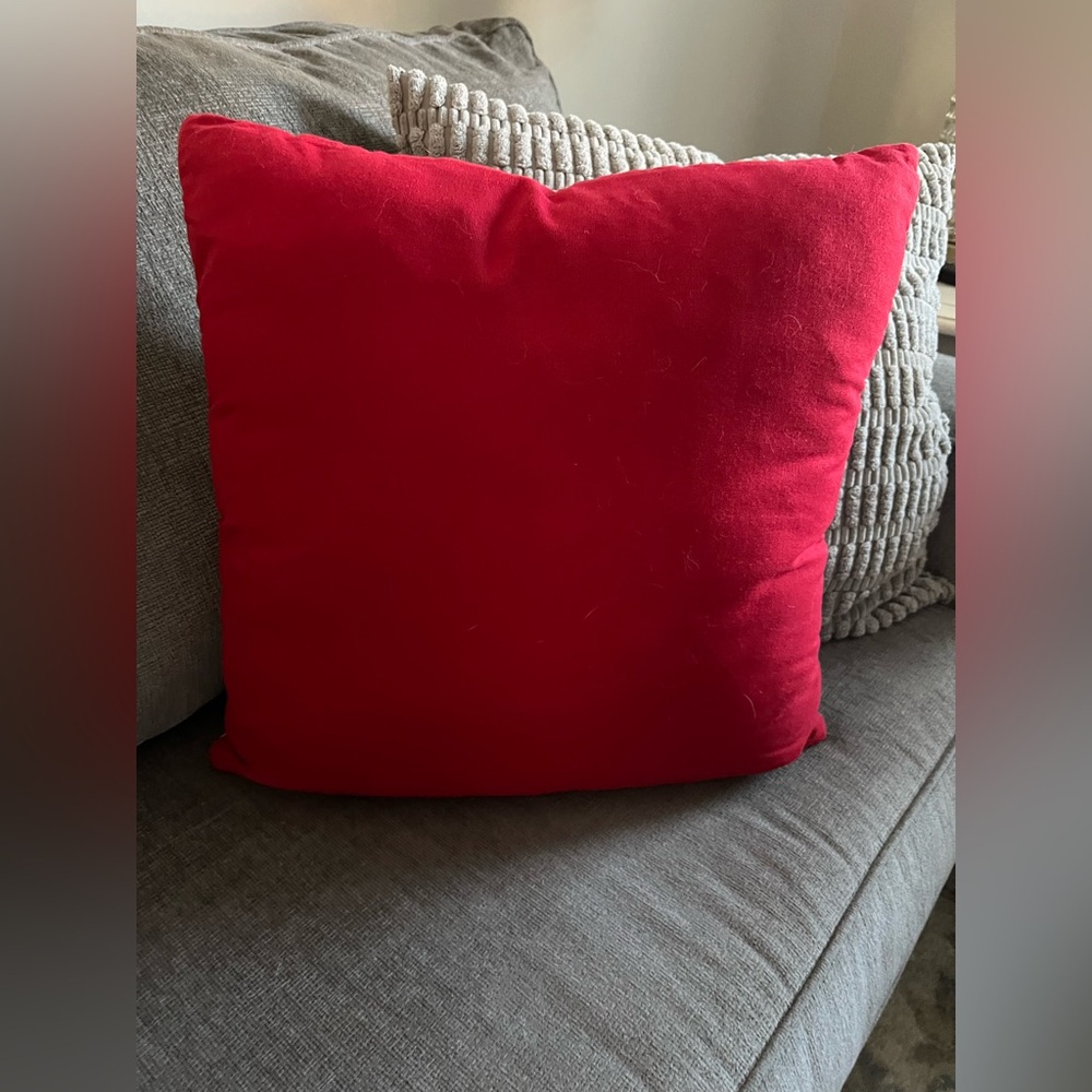 SET OF 2 Hobby Lobby Red Plaid Christmas pillows - Picture 2 of 5